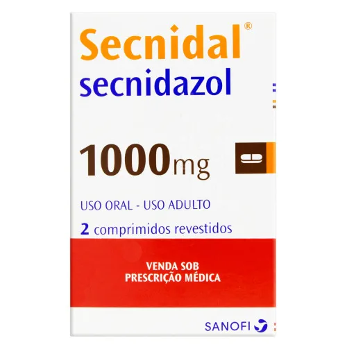 SECNIDAL 1000 MG 2 COMPRIMIDOS SANOFI-AVENTIS - SANOFI AVENTIS - Produtos Farmacêuticos