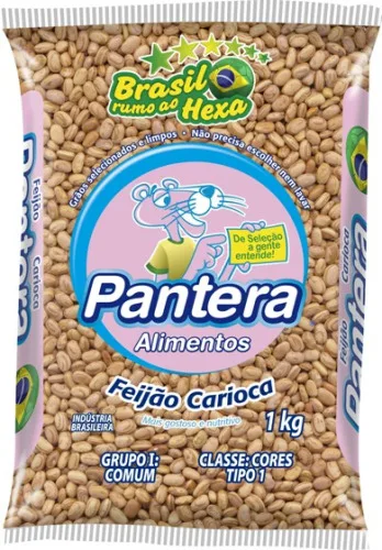 Feijao Carioca Pantera 1kg - SYMBOL - Mercearia