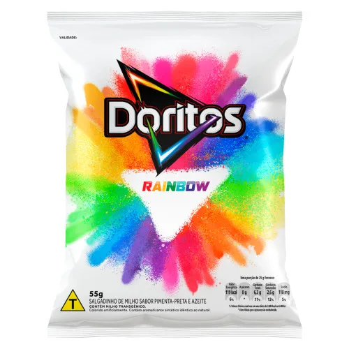Salgadinho De Milho Doritos Rainbow Pacote 55g - DORITOS