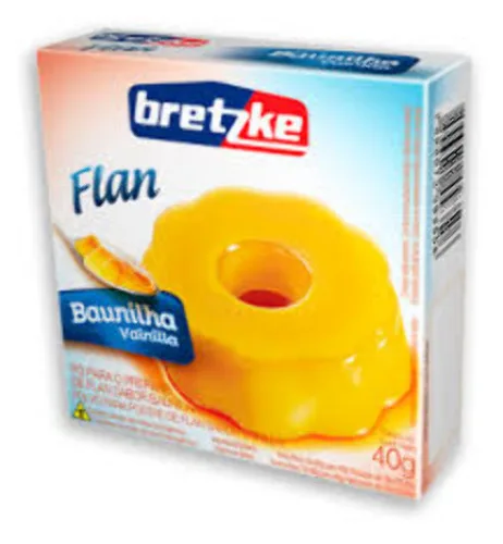 Po Flan Bretzke Baunilha 40g - BRETZKE - Mercearia
