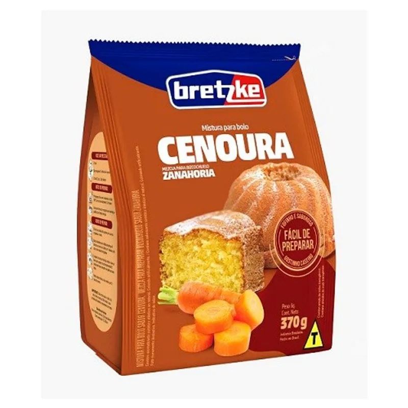 Mistura p/ Bolo Bretzke Cenoura 370g