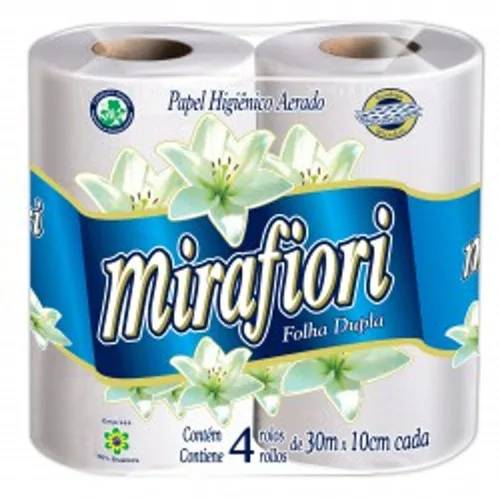 Papel Higiênico.mirafiori 4r. - MIRAFIORI