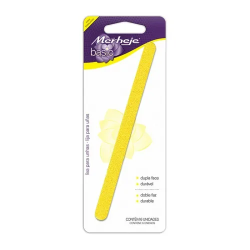 Lixa Para Unhas Gold Merheje Basic - BASIC