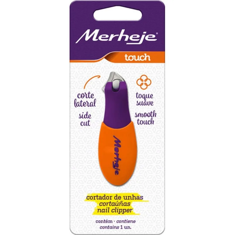 Cortador De Unha Merheje Touch Violeta/laranja (MP)