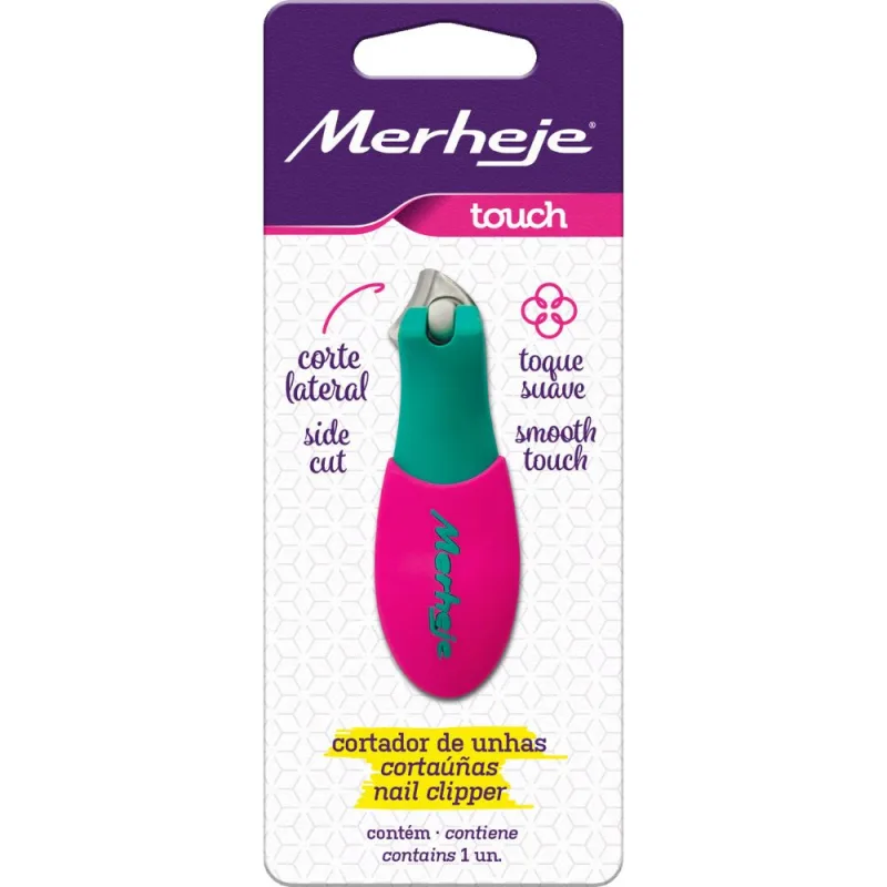Cortador de Unhas Merheje Touch Verde e Rosa - MICHEL MERHEJE - Beleza