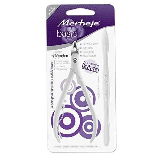 Alicate De Cutícula Merheje Basic Decoradas Unit - MERHEJE - Perfumaria