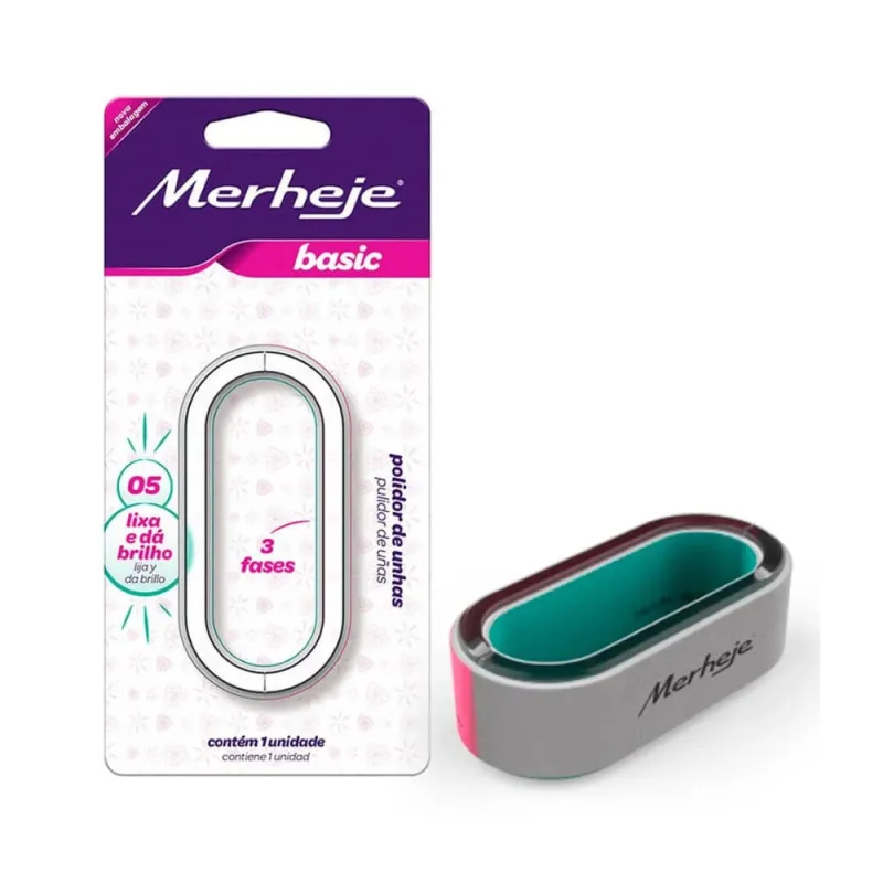 Polidor de Unhas Merheje Basic 3 Fases Zero 1 Unidade - MICHEL MERHEJE - Beleza