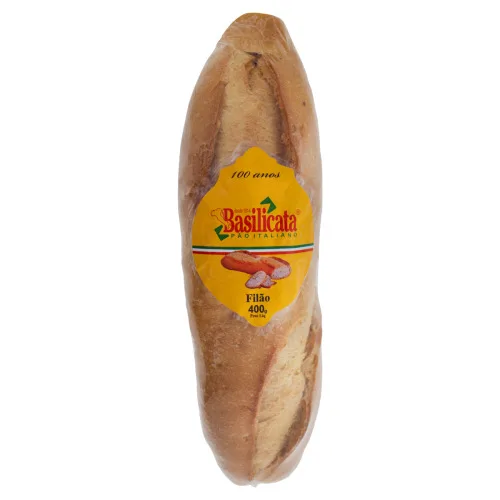 Pão Italiano Filão Basilicata Pacote 400g - BASILICATA