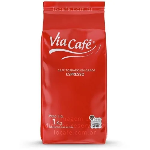 Cafe Via Cafe 1kg Graos - CAFÉ - Mercearia