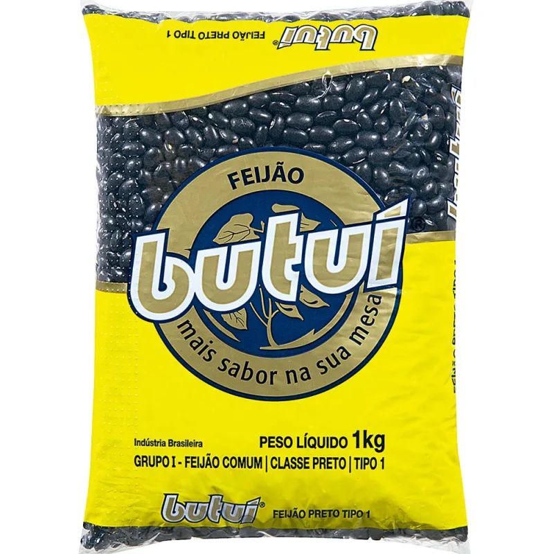 FEIJÃO BUTUI 1KG PRETO - Butuí - Mercearia