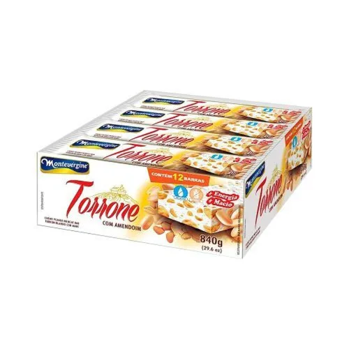 Torrone Montevergine Com Amendoim - MONTEVERGINE - Mercearia