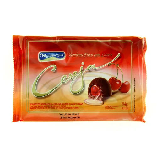 Bombom Montevergine Licor/cerejas Picadas - MONTEVERGINE - Mercearia