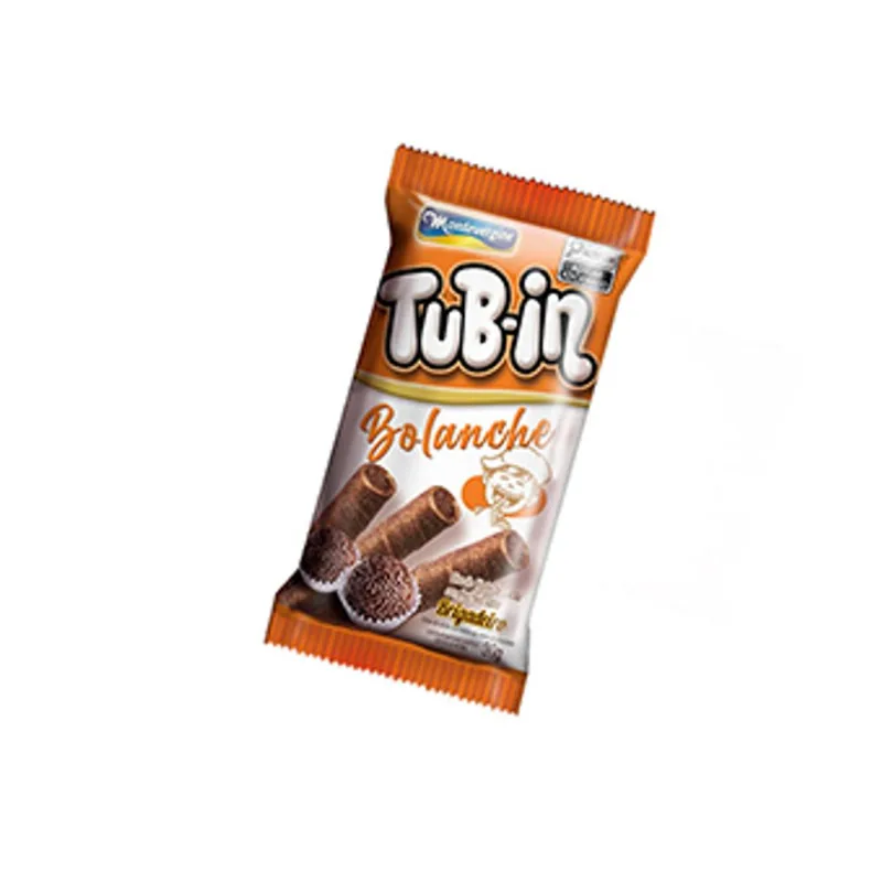 Biscoito Montevergine Tub-In Wafer com Recheio de Brigadeiro 30g