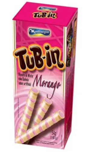 Biscoito Tub In Montevérgine Morango - MONTEVERGINE - Mercearia