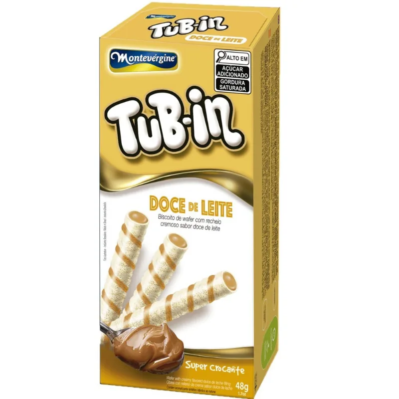 Biscoito Wafer Tub-In Doce de Leite 48g
