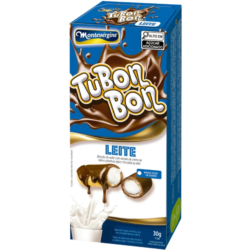 Biscoito Montevérgine Tubon Bon Leite 30g
