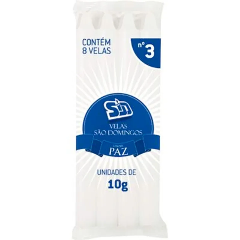 Vela São Domingos Paz N°3 8 un