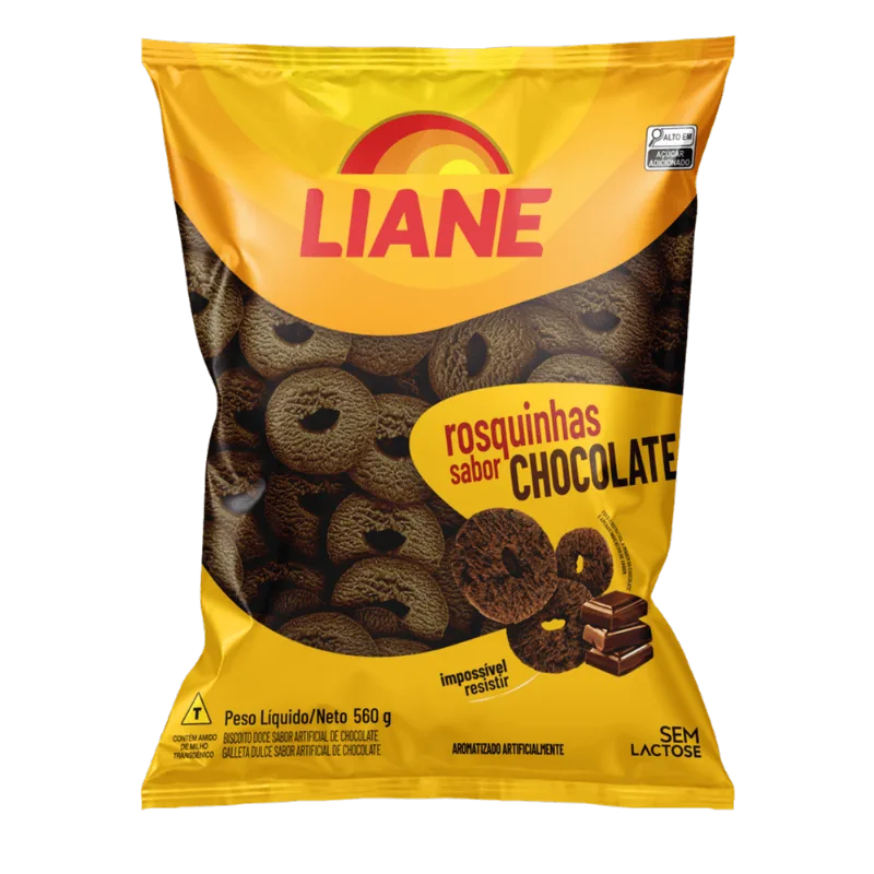 Biscoito Rosquinha Liane Chocolate 560g