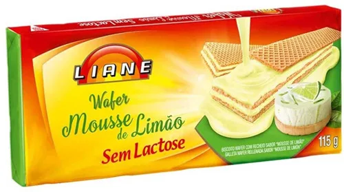 Bisc Waf Mousse Limao 115g Liane - LIANE
