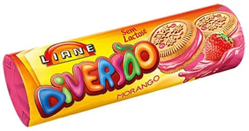 Biscoito Liane Diversao Morango - LIANE