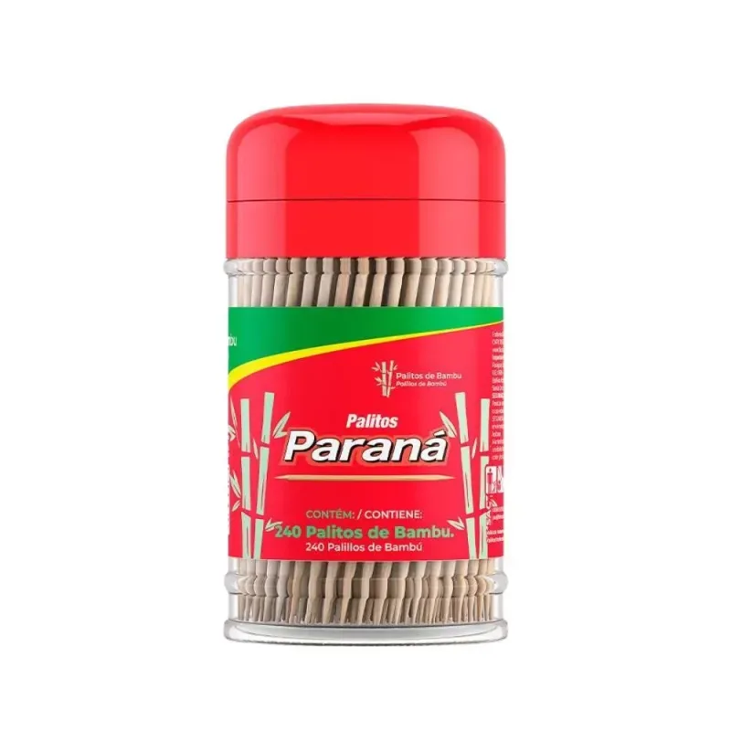 Palito de Dente Bambu Parana 240un - PARANA - Casa E Utilidades