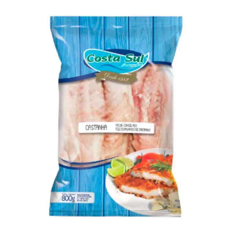 Filé de Peixe Castanha Costa Sul Congelada 500g - Costa Sul