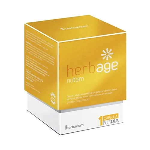 Herbage Notom Caixa 30 Cap - HERBARIUM - Suplementos