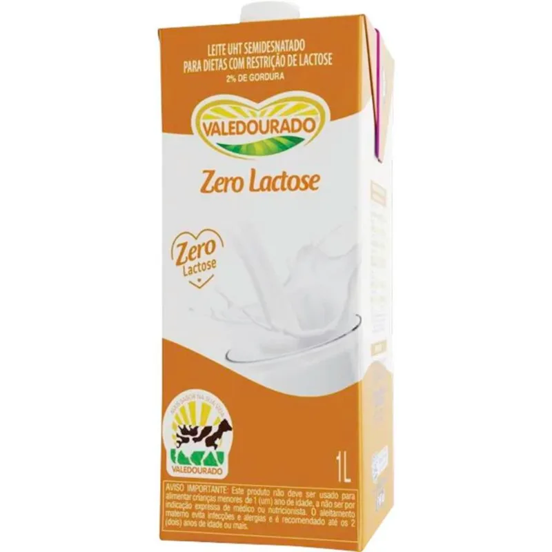 Leite Longa Vida Valedourado Sem lactose 1L