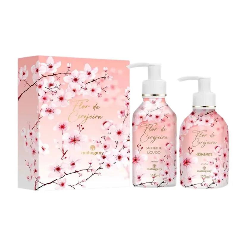 Kit Flor De Cerejeira Sabonete Líq. 140Ml E Hidratante 120Ml