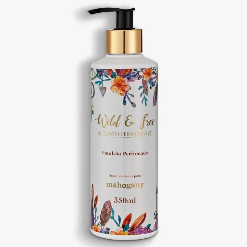 Hidratante Desodorante Corporal Wild e Free Mahogany 350ml