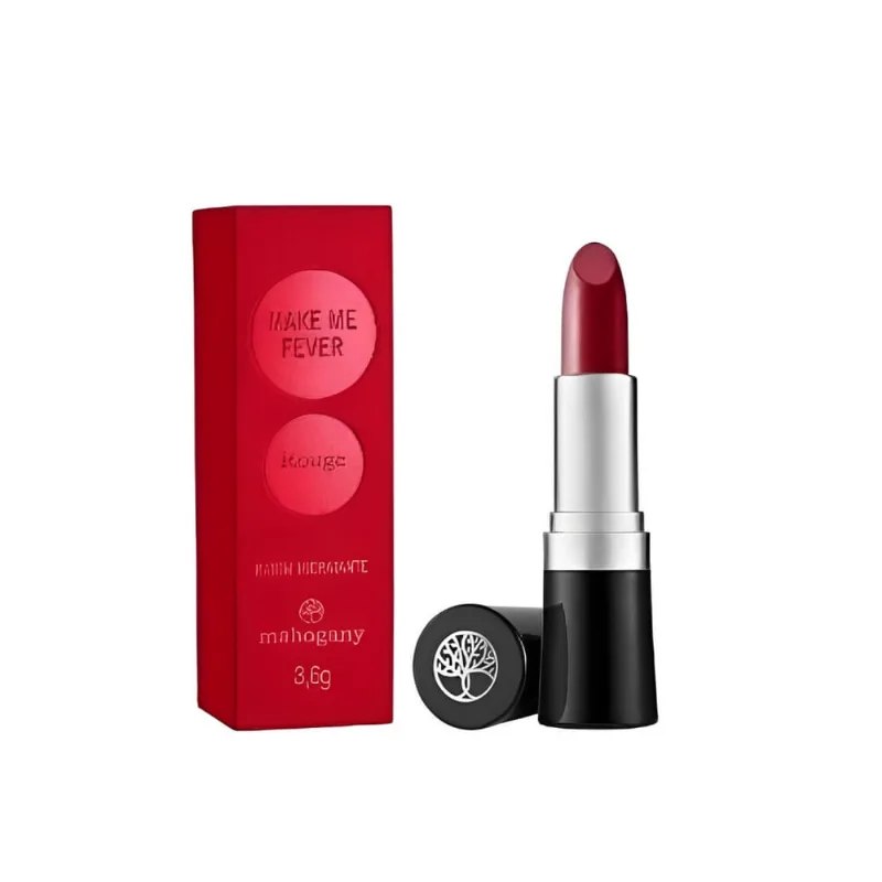Batom Hidratante Make Me Fever Rouge 3,6g Mahogany