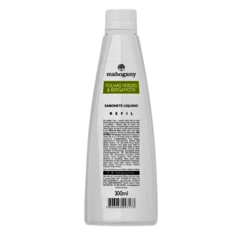 Refil sabonete líquido folhas verdes & bergamota 300 ml