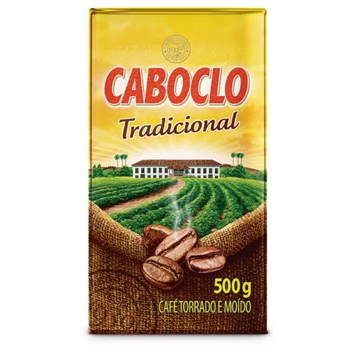 Café Torrado E Moído A Vácuo Tradicional Caboclo Caixa 500g - CABOCLO - Mercearia