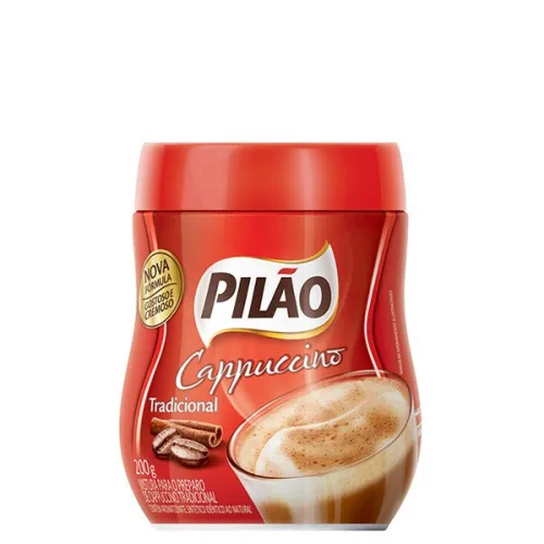 Cappuccino Tradicional Pilão Pote 200g - PILAO
