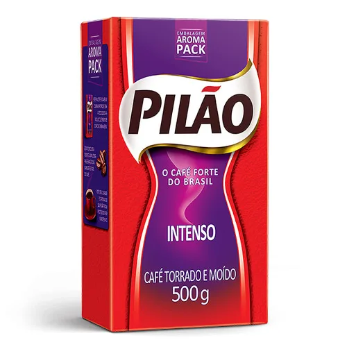Café Torrado E Moído A Vácuo Intenso Pilão Pacote 500g - CAFE PILAO - Mercearia