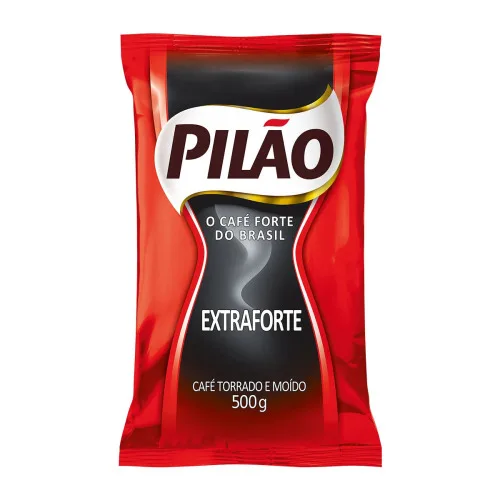 Café Torrado E Moído Extra Forte Pilão Pacote 500g - PILAO - Mercearia