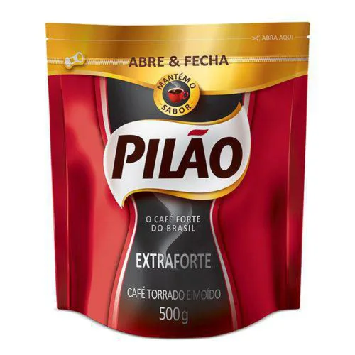 Cafe Torrado E Moido Extra Forte Abre E Fecha 500g Pilão - CAFE PILAO