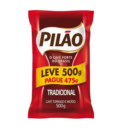 Cafe Pilao L500g P475g Trad - PILAO - Mercearia