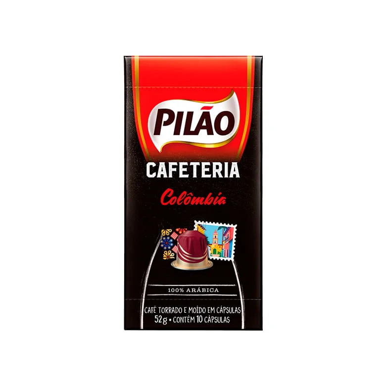 Café Pilão Colômbia C/ 10 Cápsulas 52g - Pilão - Mercearia