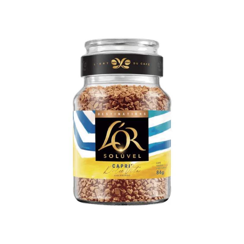 Café Solúvel L'or Capri Vidro 84g