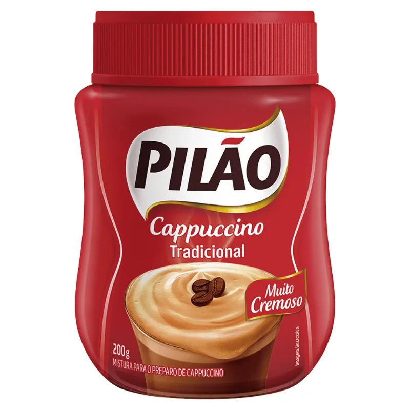 Cappuccino Solúvel Tradicional Pilão 200g