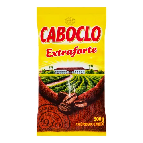 Café Torrado E Moído Extra Forte Caboclo Pacote 500g - FORTE - Mercearia