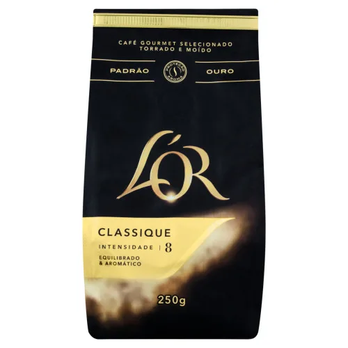 Café Torrado E Moído Gourmet Classique L Or Pacote 250g - GOURMET - Mercearia