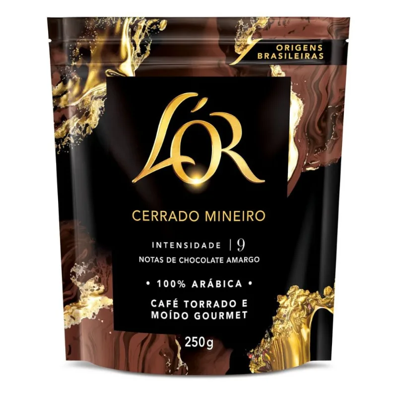 Café Torrado e Moído Gourmet Cerrado L'or 250g
