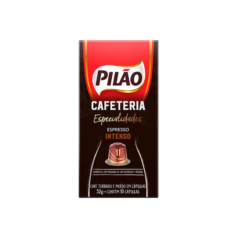 Café Pilão Espresso 11 com 10 Cápsulas 52g - Pilão - Mercearia