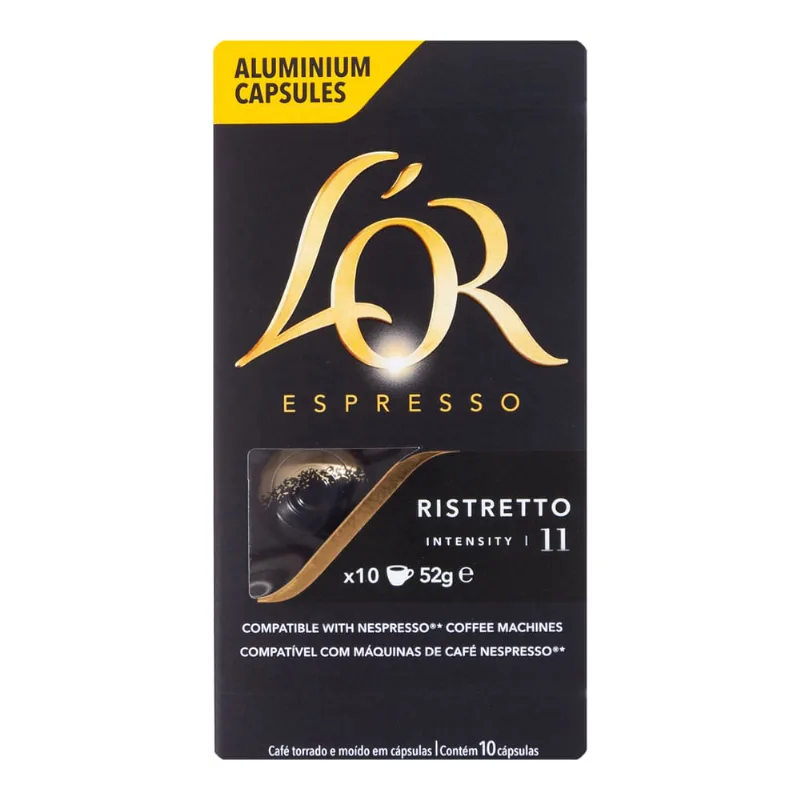 Café em Cápsulas Ponto L'or Ristreto 10 Unidades