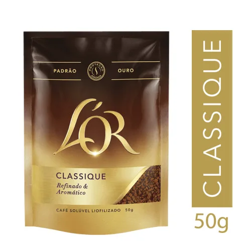 Café Solúvel Liofilizado Classique L Or Sachê 50g - Mercearia