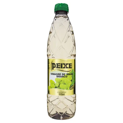 VINAGRE DE VINHO BRANCO PEIXE FRASCO 500ML - PEIXE