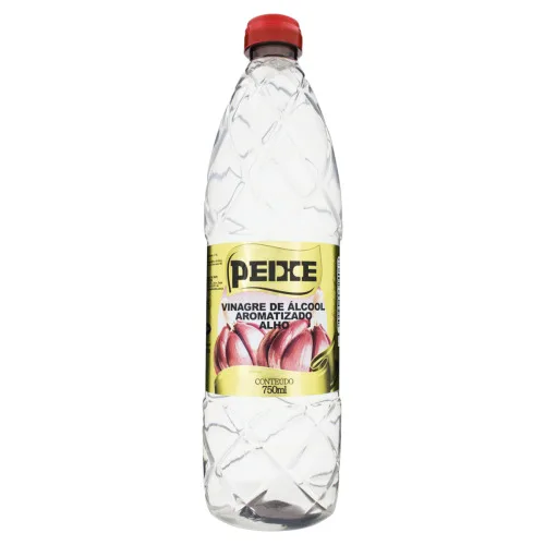 VINAGRE PEIXE DE ALCOOL COM ALHO 750 ML - PEIXE - Bebidas