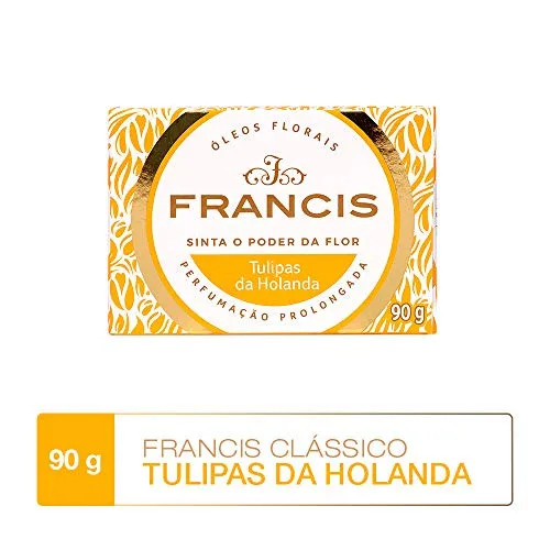 Sabonete Francis Luxo Flor Lara 12x 173421 | Saboneteonete Francis Amarelo - FRANCIS - Higiene E Beleza